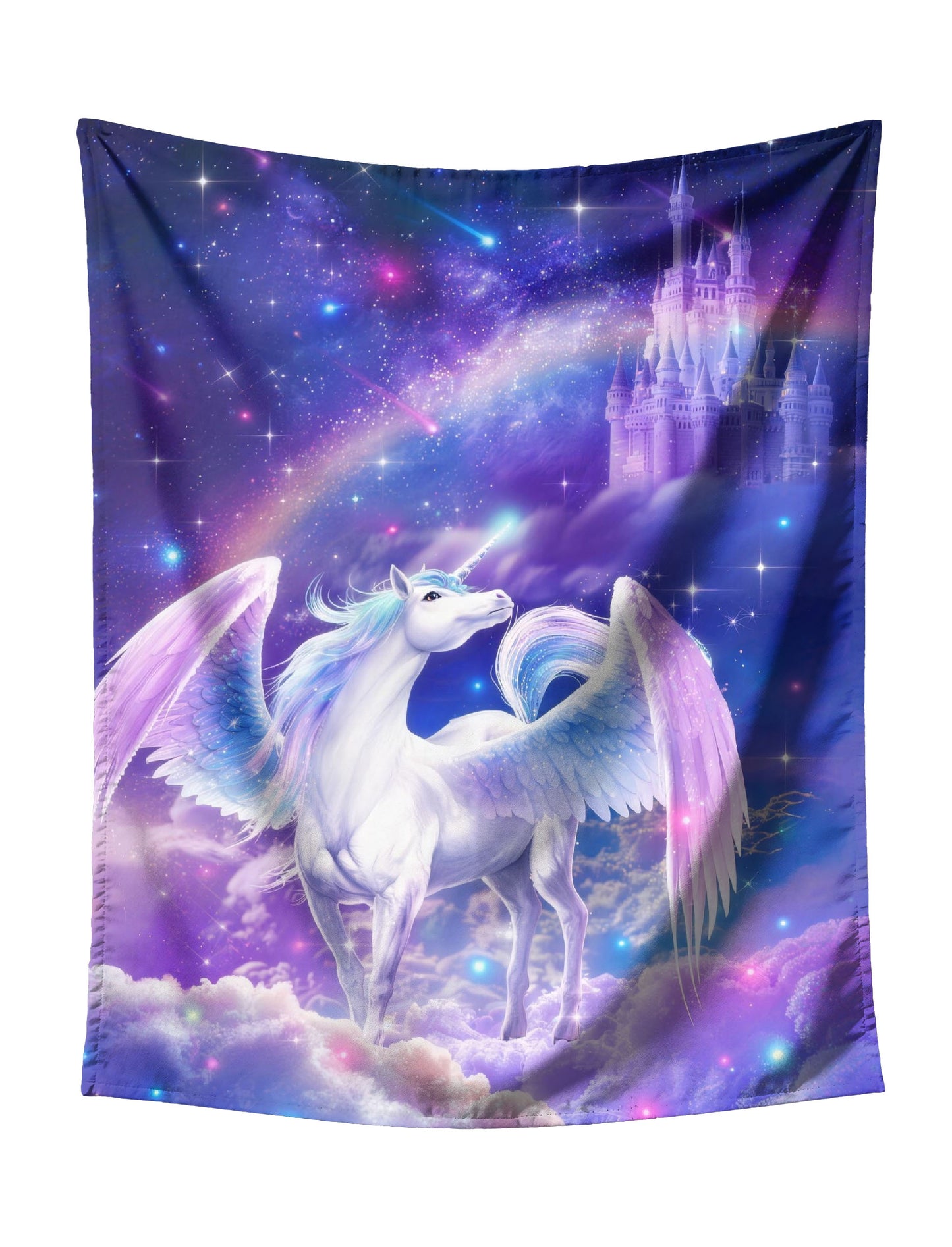 Galaxy Pegasus with Castle in the Clouds Tapestry