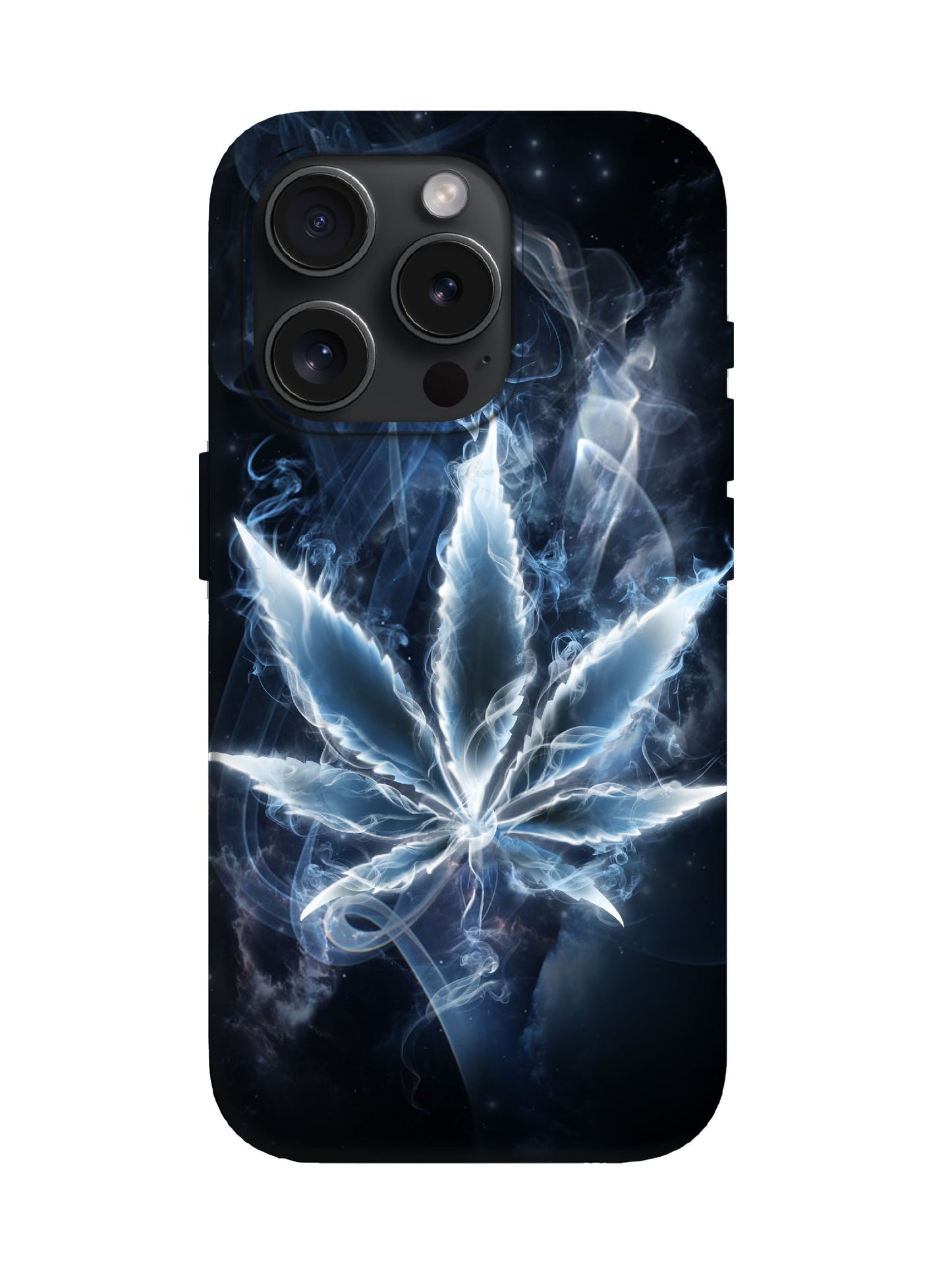 Smoke Leaf Cyberpunk Tough Phone Case