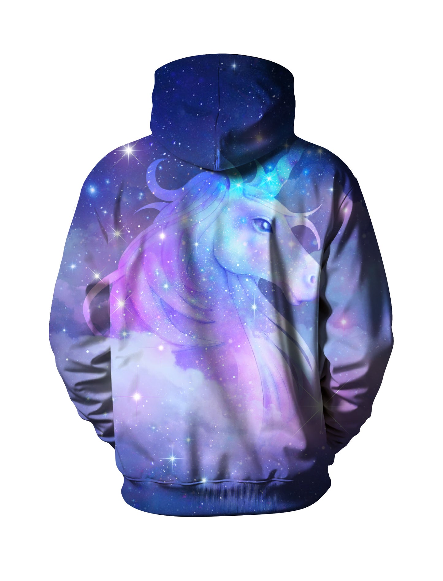 Unicorn Galaxy 3D All Over Print Hoodie for Women Men Soft Cotton Blend Aesthetic Streetwear