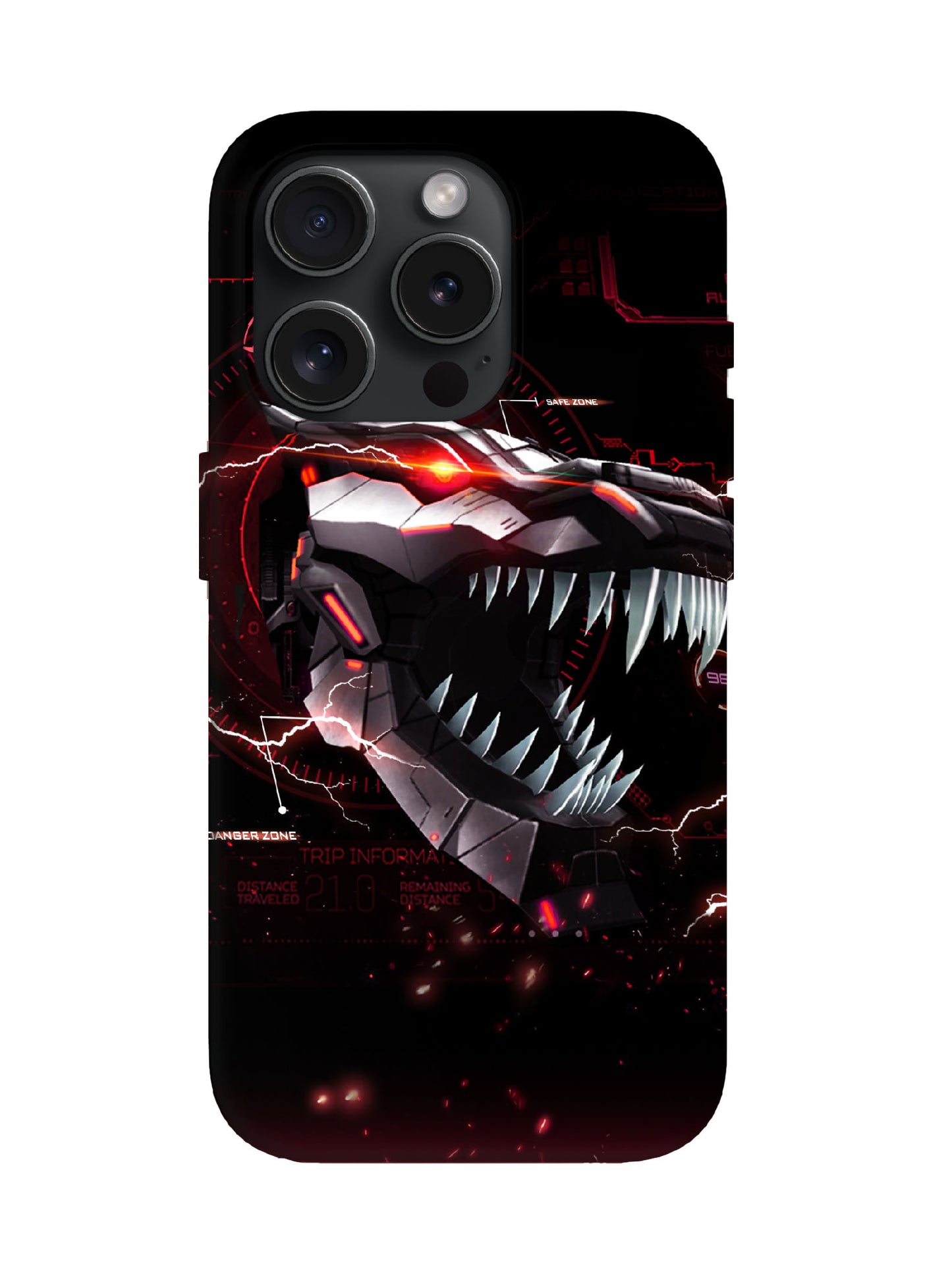 Cyberpunk Skull Edgy Tough Phone Case