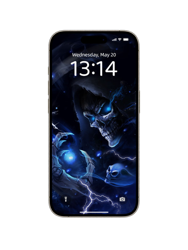 Grim Reaper Orb Phone Wallpaper