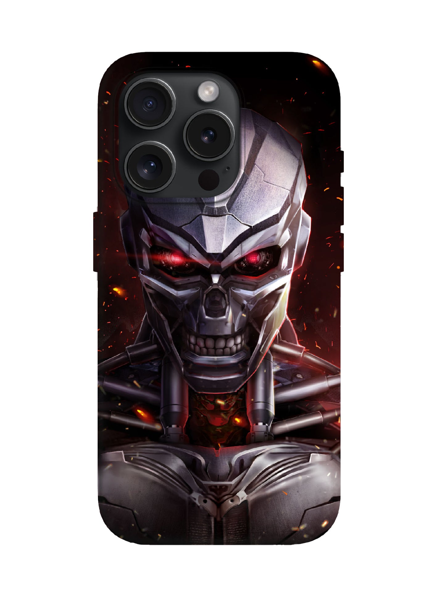 Cyberpunk Skull Edgy Tough Phone Case