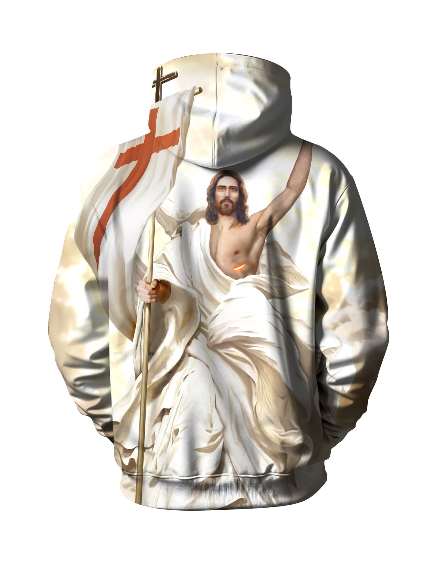 Jesus Christ 3D All Over Print Hoodie for Men Women Religious Faith Apparel