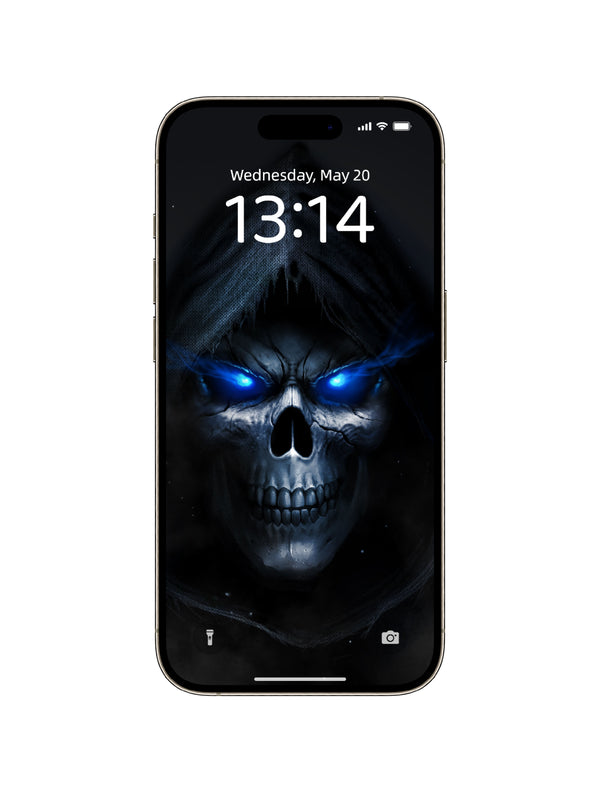 Grim Reaper Stare Phone Wallpaper