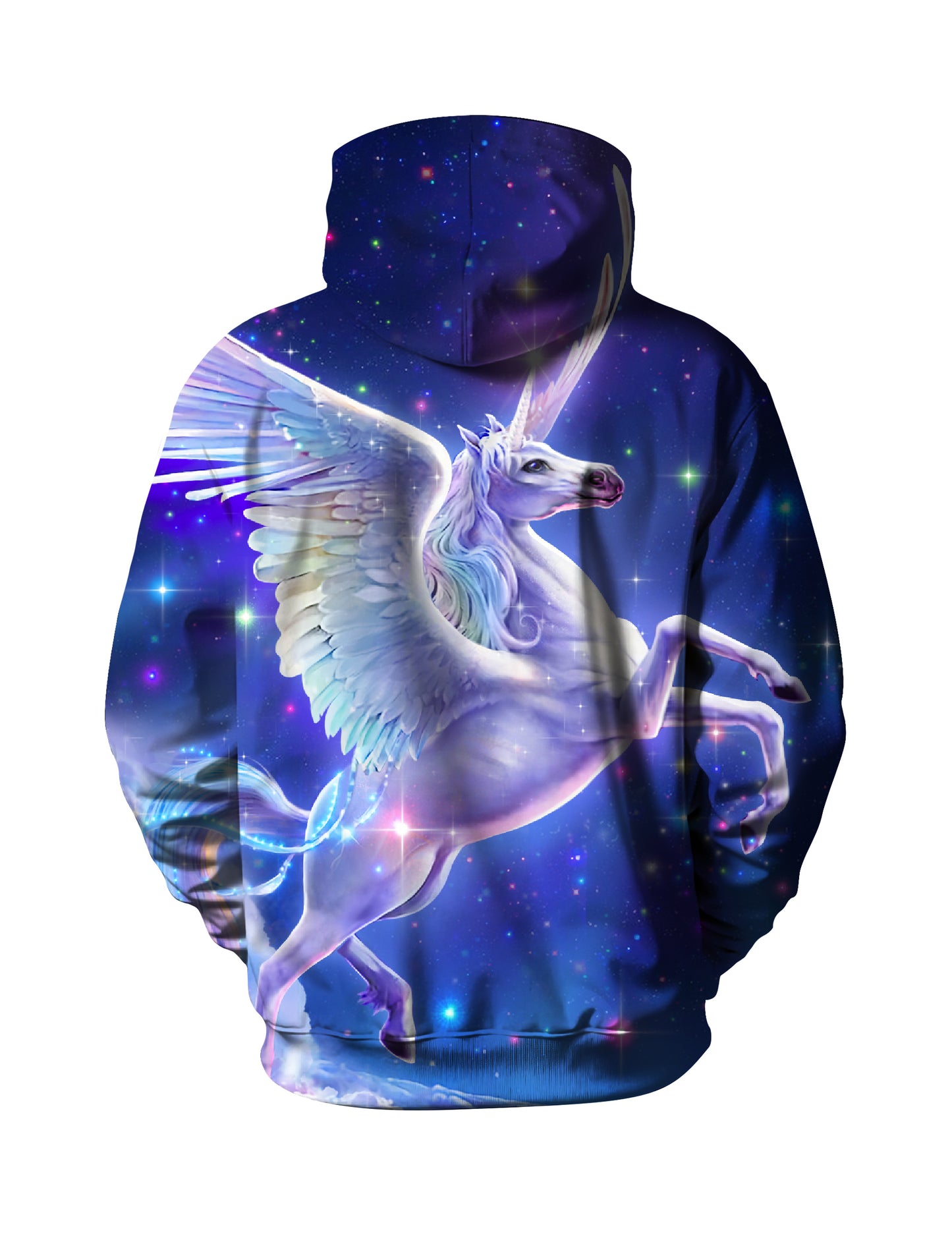 3D All Over Print Galaxy Space Unicorn Hoodie for Men Women Fantasy Style