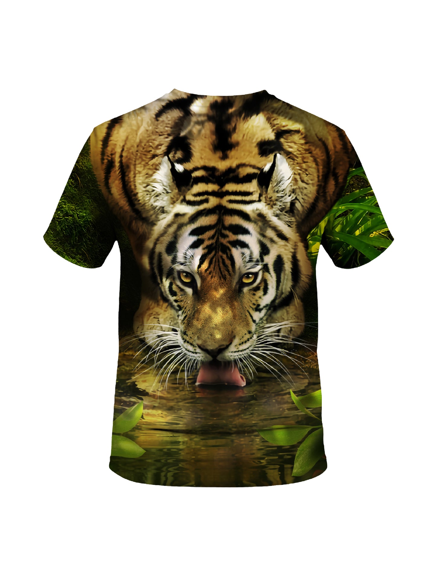 Jungle Wildlife Tiger 3D All Over Print T-Shirt for Men Women Graphic Sweatshirt