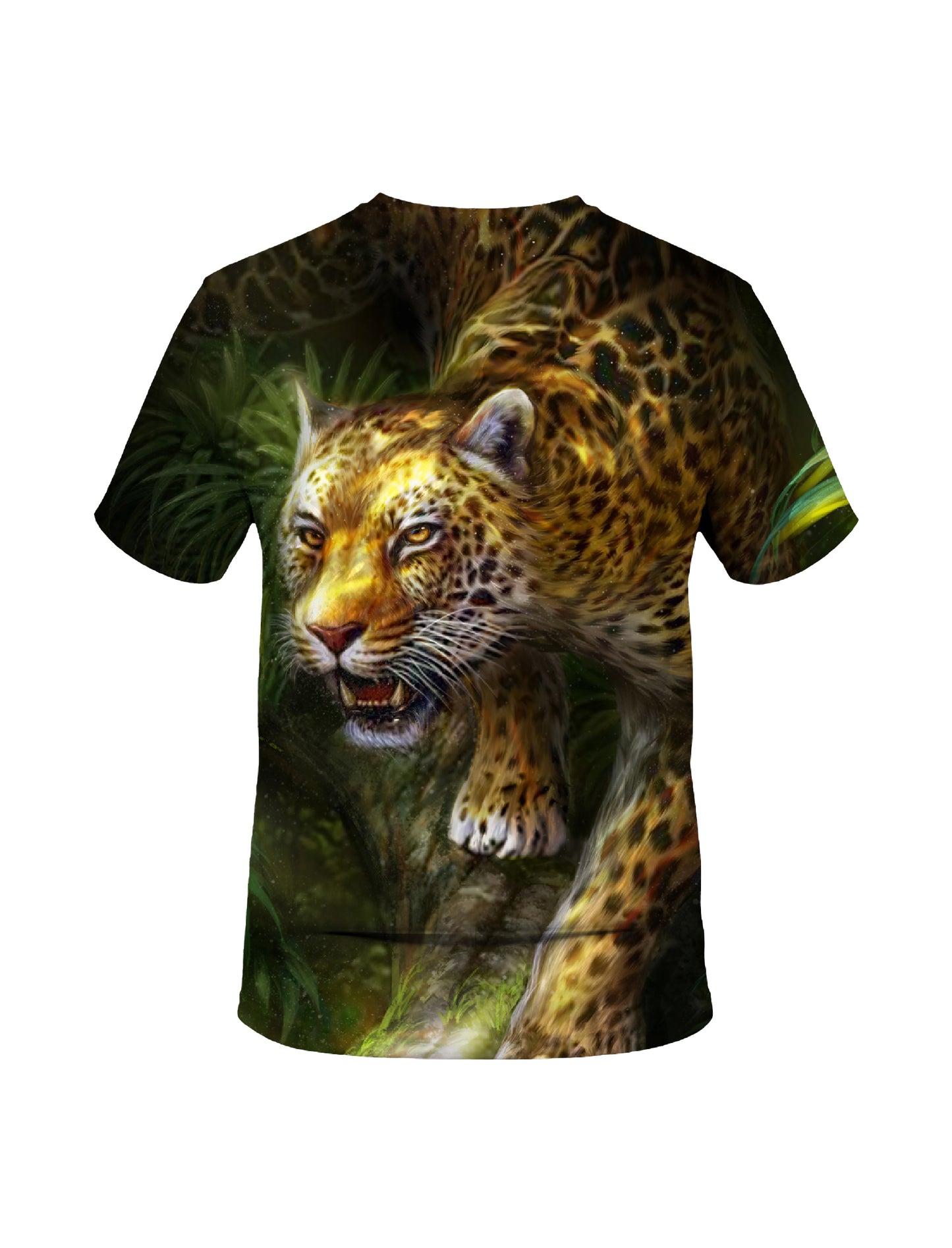 Men Women 3D All Over Print Leopard Jungle T-Shirt Sweatshirt