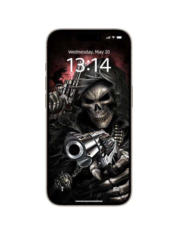 Outlaw Grim Reaper Phone Wallpaper