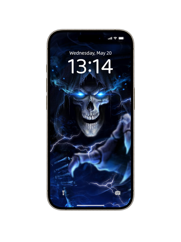 Grim Reaper Reach Phone Wallpaper