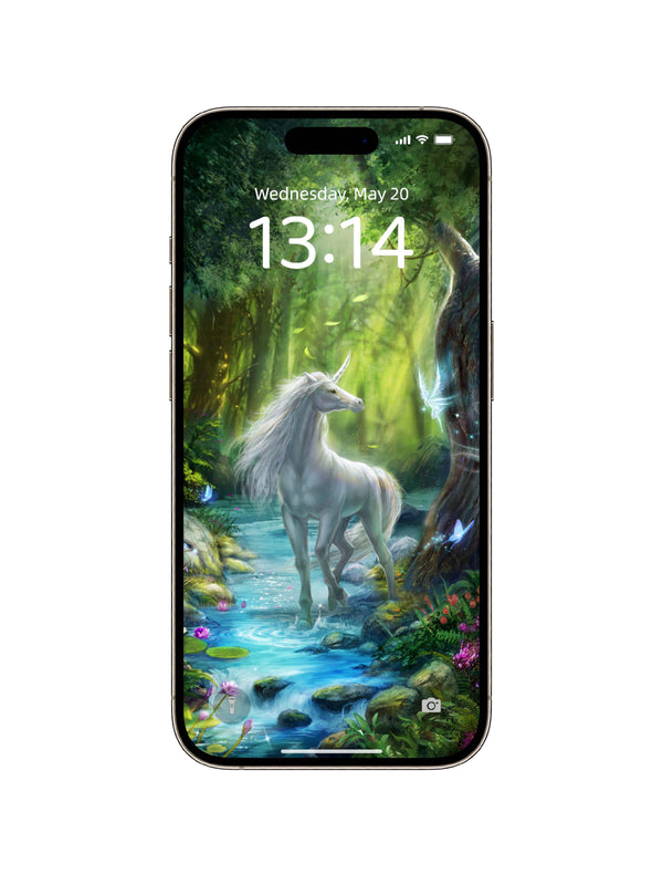 Rainbow Winged Unicorn Phone Wallpaper