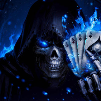 Gothic Skull-Desk Mat