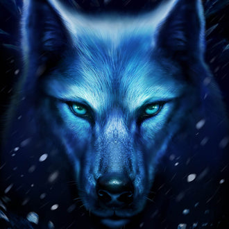 Fierce Ice Wolf