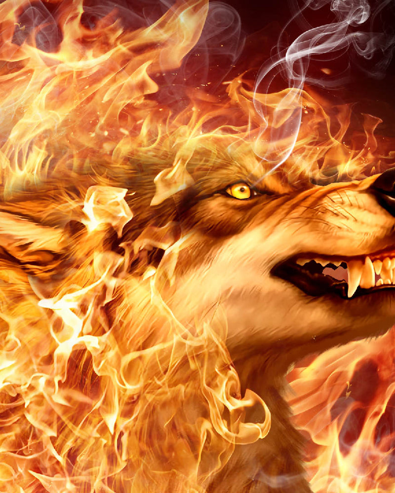 Flammenwolf