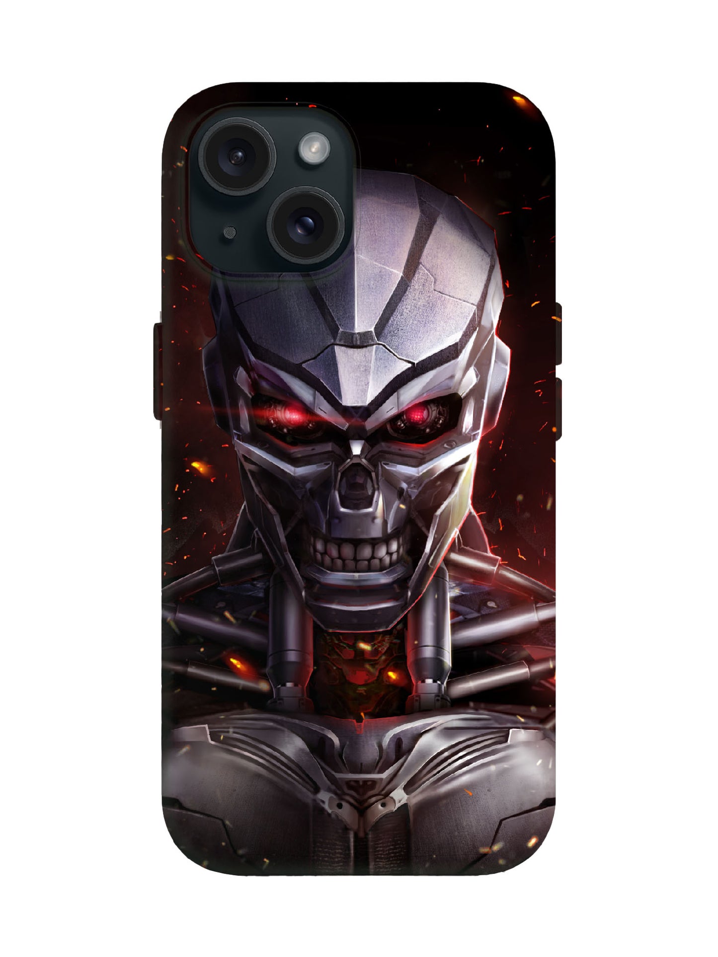 Cyberpunk Skull Edgy Tough Phone Case