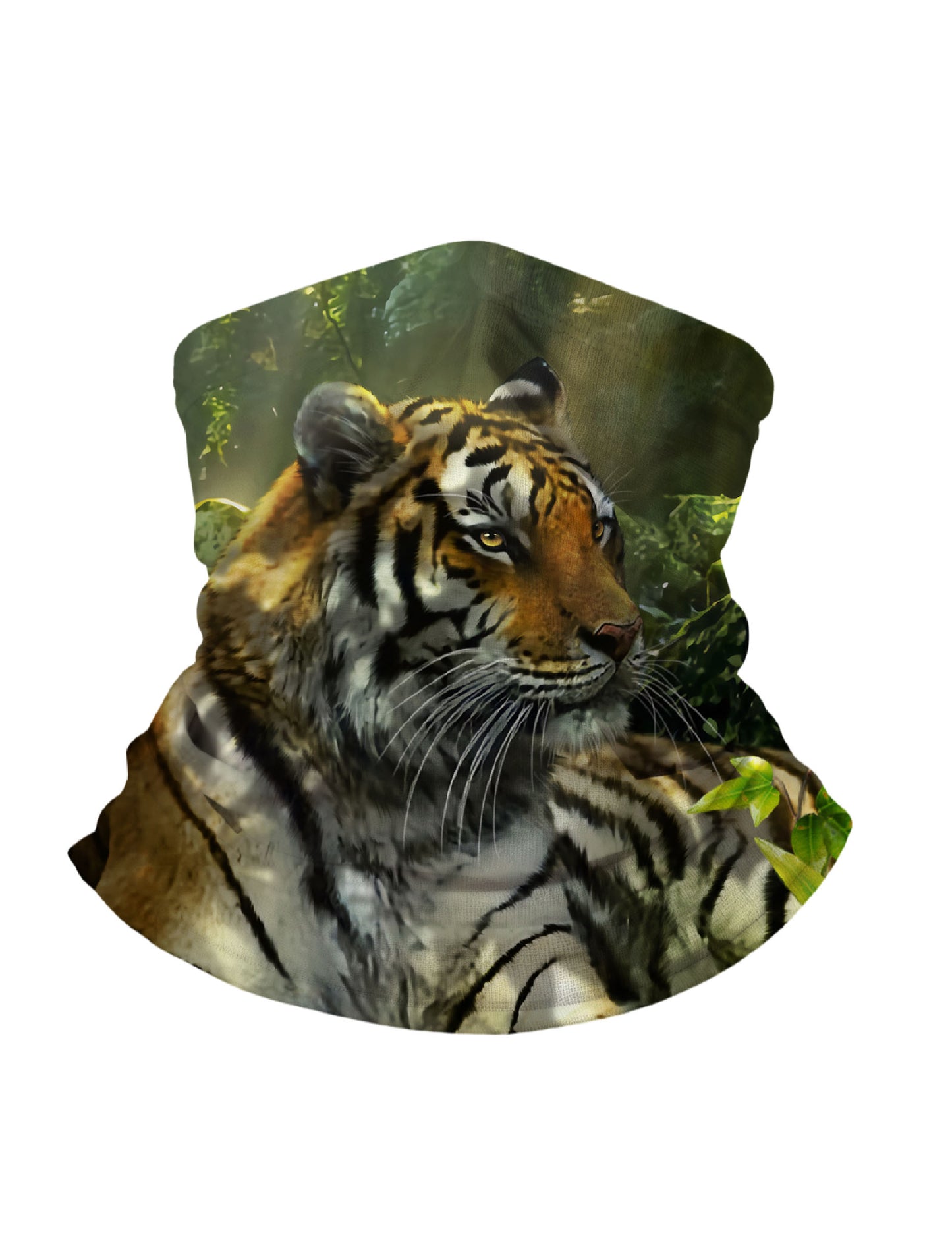 Unisex Pullover Hoodie with 3D All Over Print of Jungle Tiger in Natural Wildlife Style, Soft Cotton Blend, Loose Fit for Streetwear