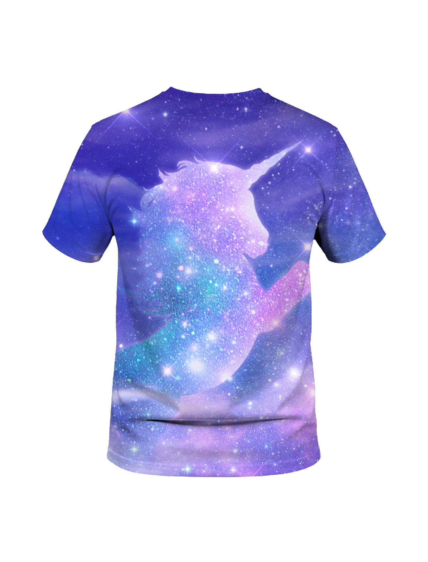 Unicorn Galaxy 3D All Over Print T-Shirt for Men Women Space Sparkle Cosmic Style