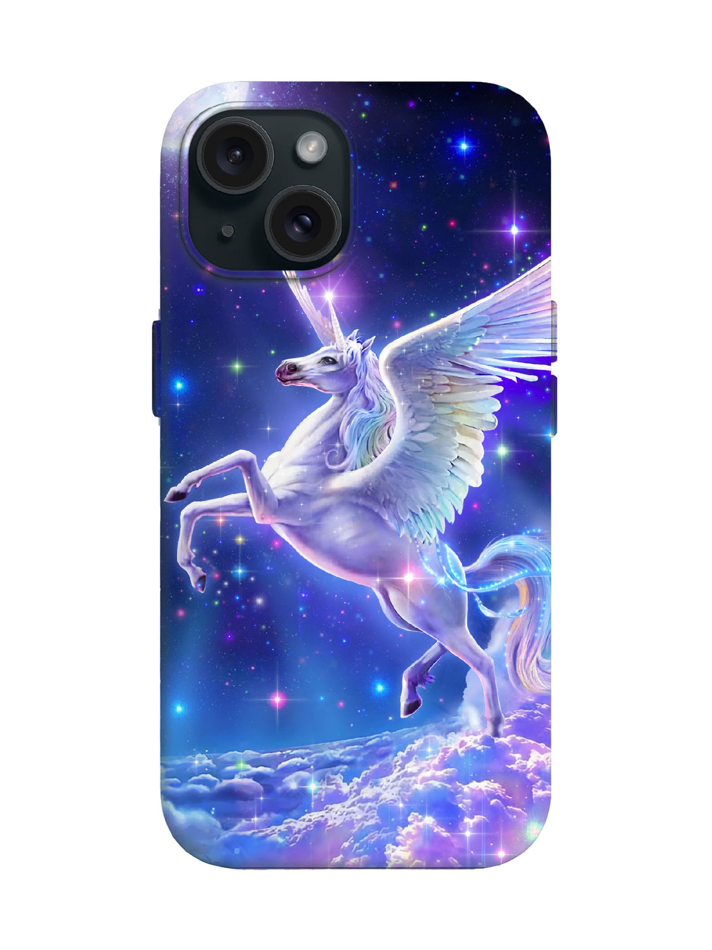 Winged Unicorn Cosmic Glow Statement Slim Phone Case