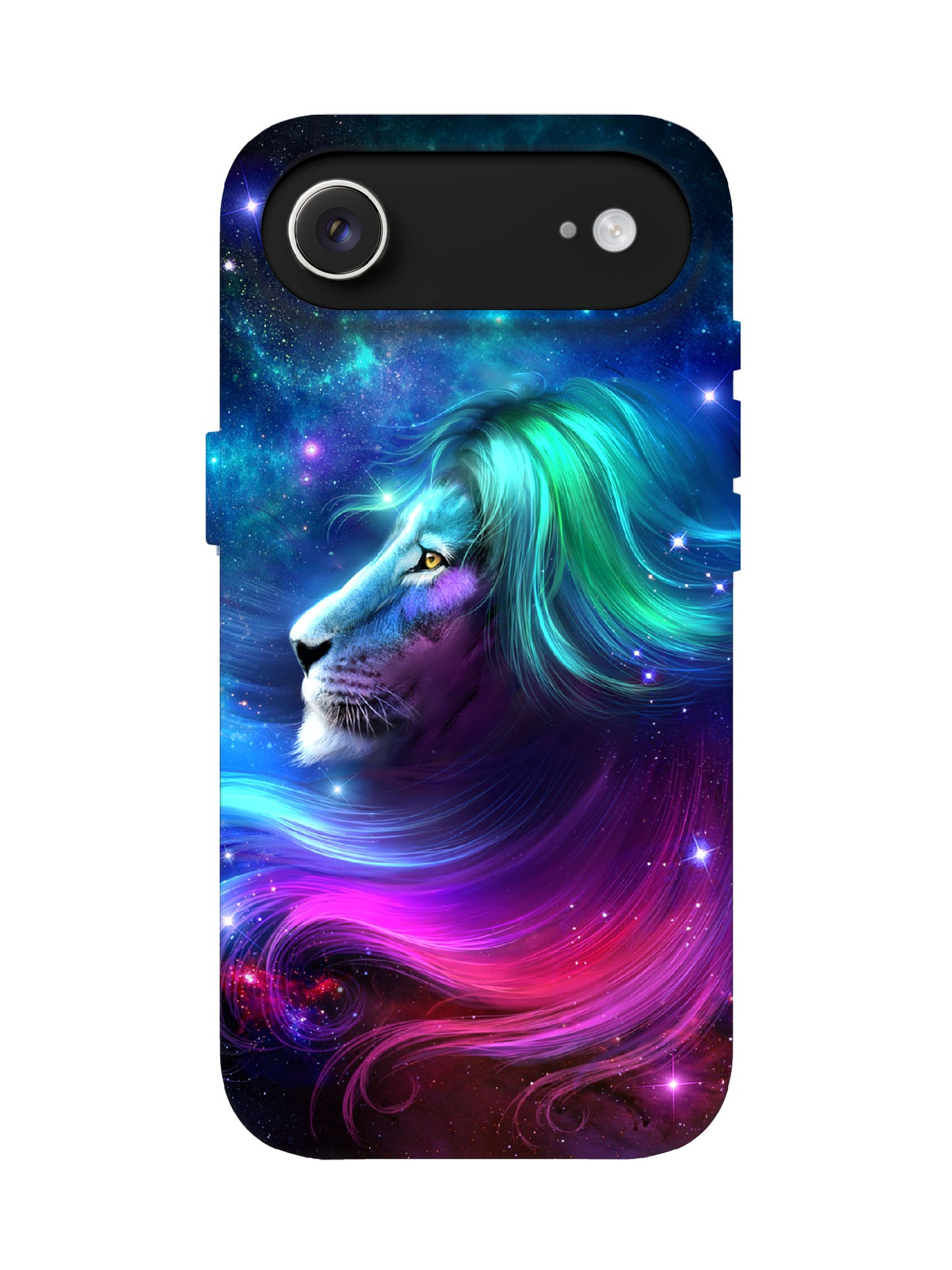 Cosmic Lion Wavy Cyberpunk Protective Phone Case