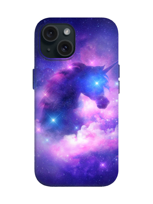 Cosmic Unicorn Nebula Edgy Protective Phone Case
