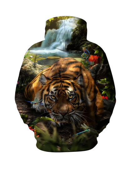 Tiger Jungle 3D All Over Print Hoodie Unisex Soft Comfortable Streetwear