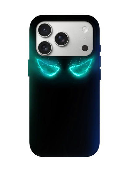 Glowing Eyes Cyberpunk Edgy Protective Phone Case