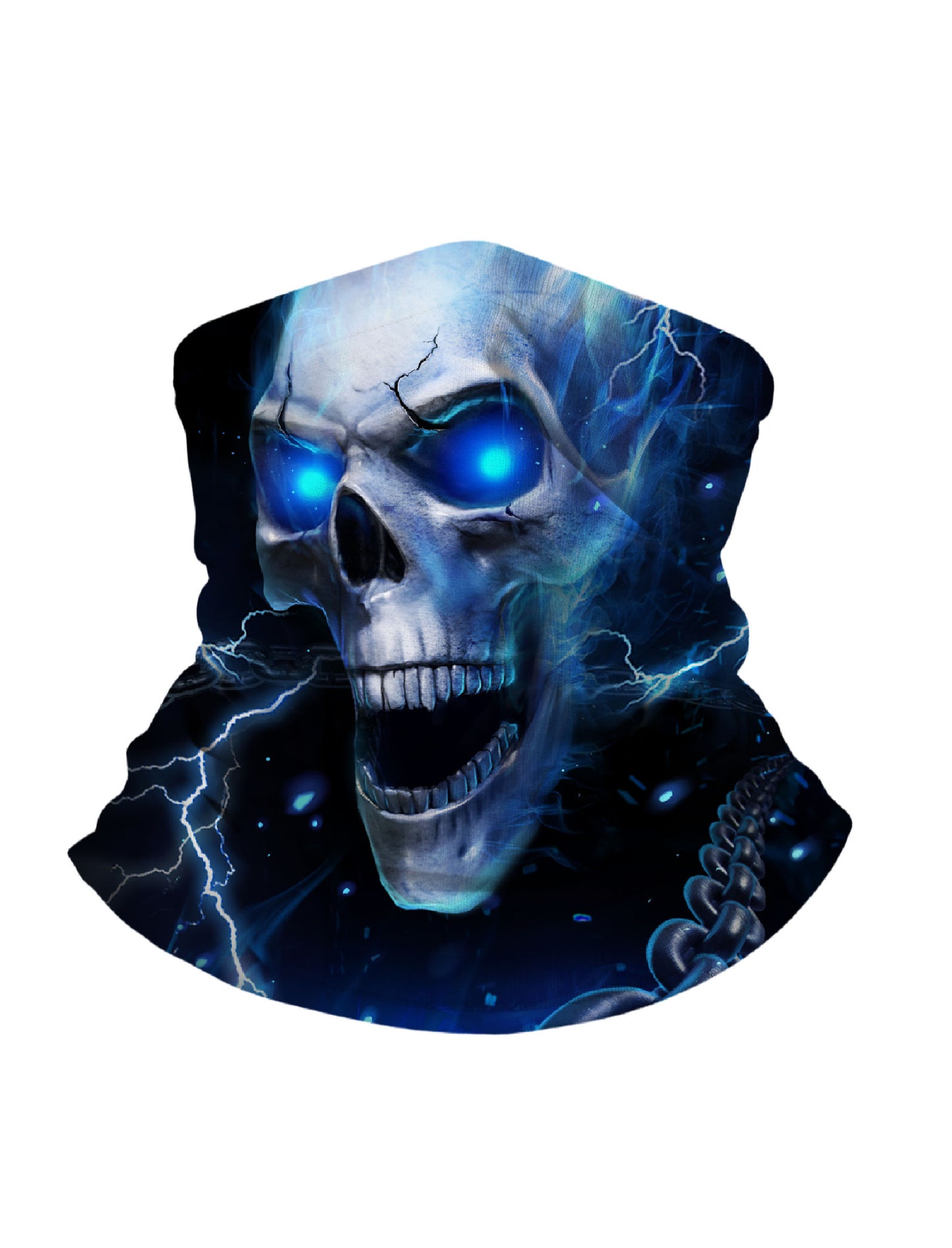 Shadow Skull Jaw Neck Gaiter - Moisture-Wicking Face Gaiter for Tactical Training & Daily Commute