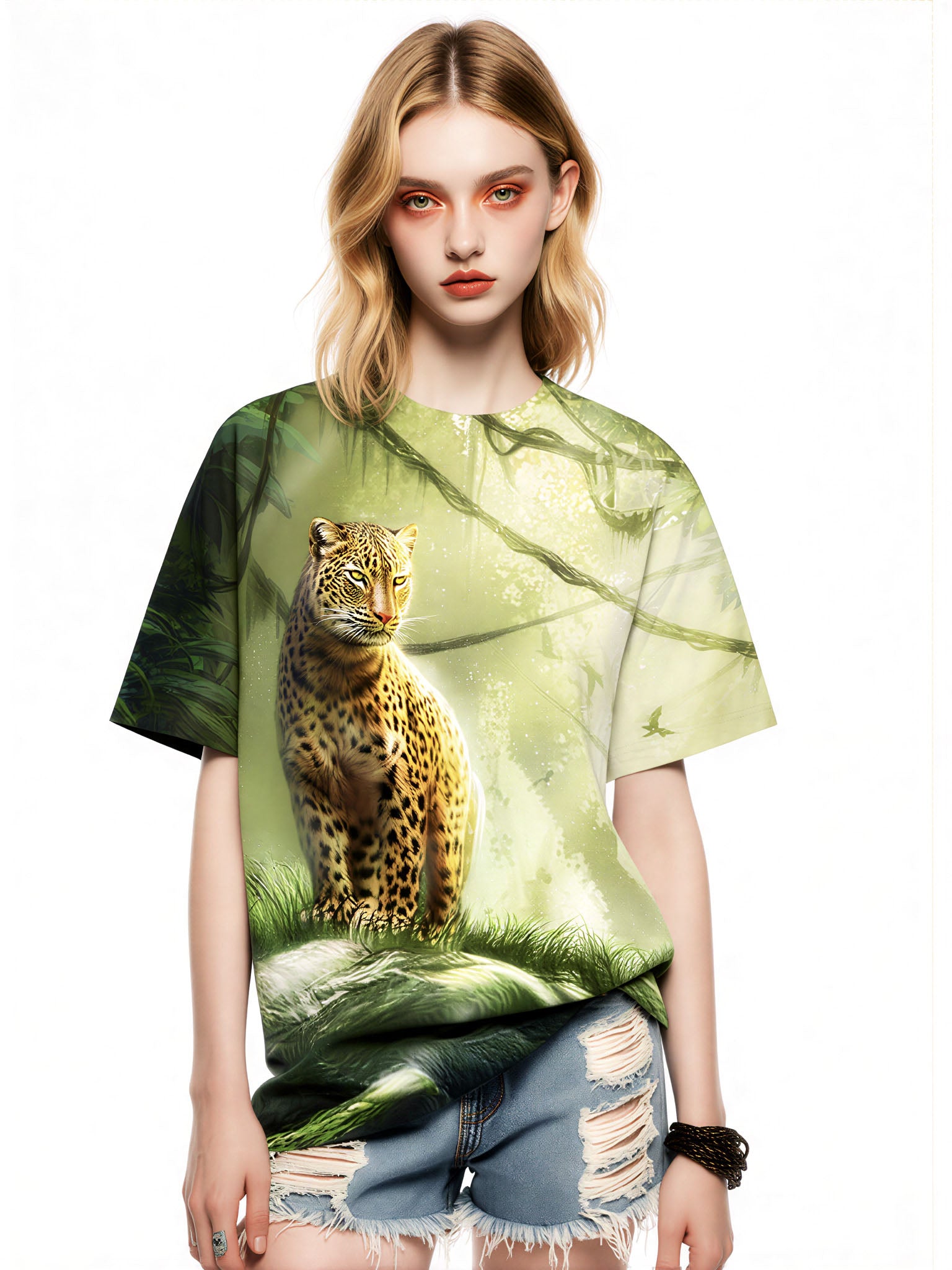 Wild Animal Graphic 3D All Over Print T-Shirt for Men Women