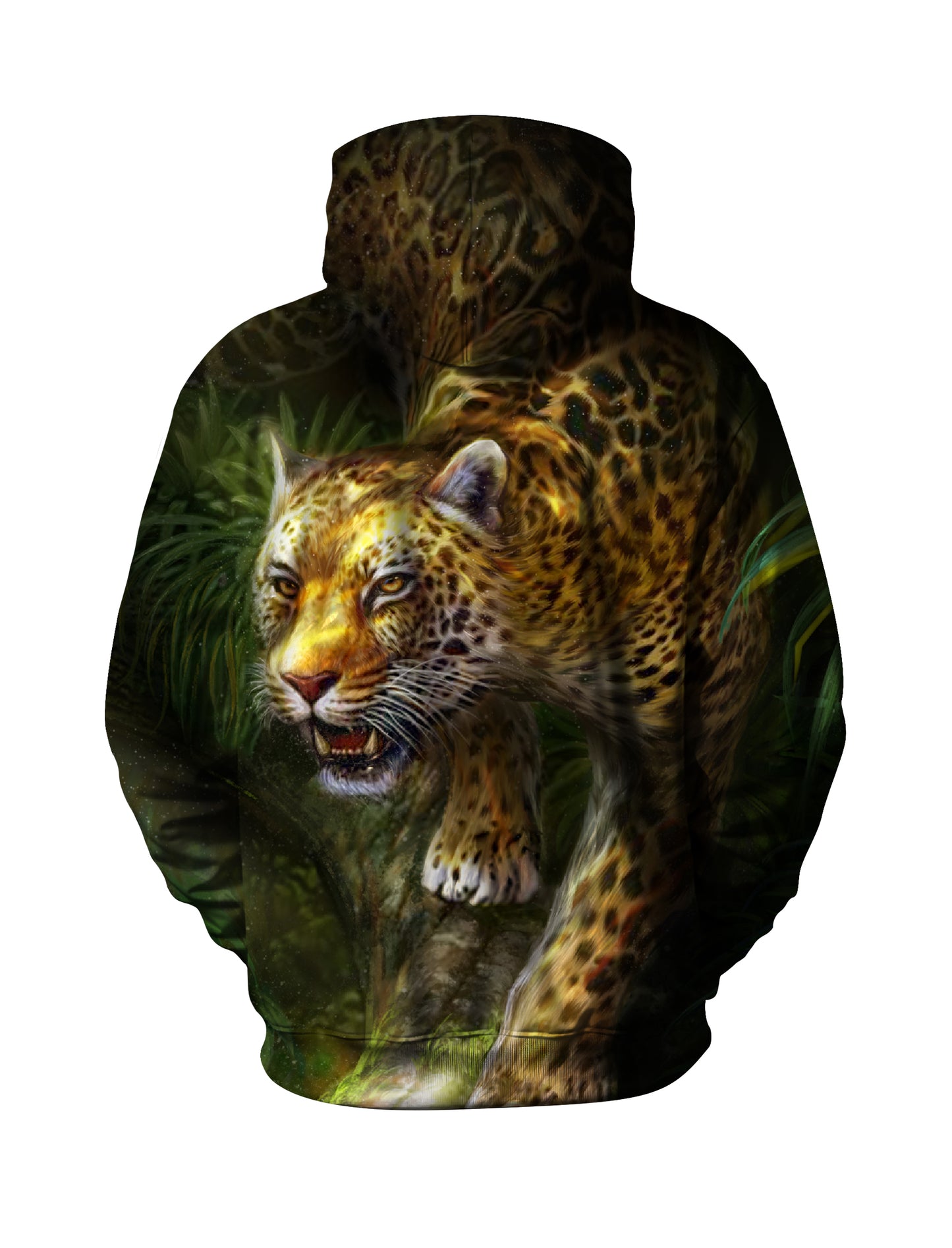 Leopard 3D All Over Print Hoodie for Men Women Jungle Animal Graphic Pullover Sweatshirt