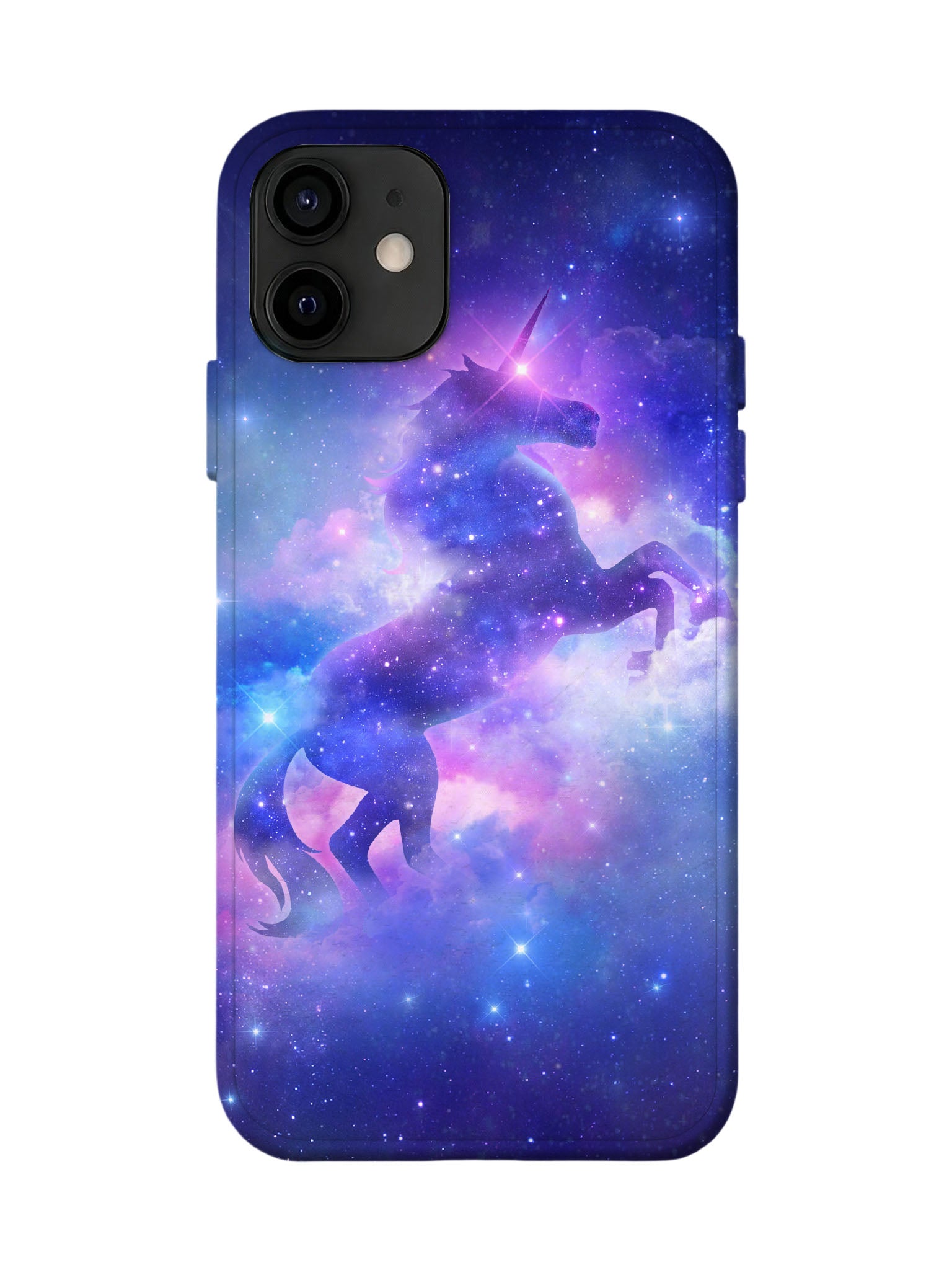 Cosmic Unicorn Silhouette Cyberpunk Protective Phone Case