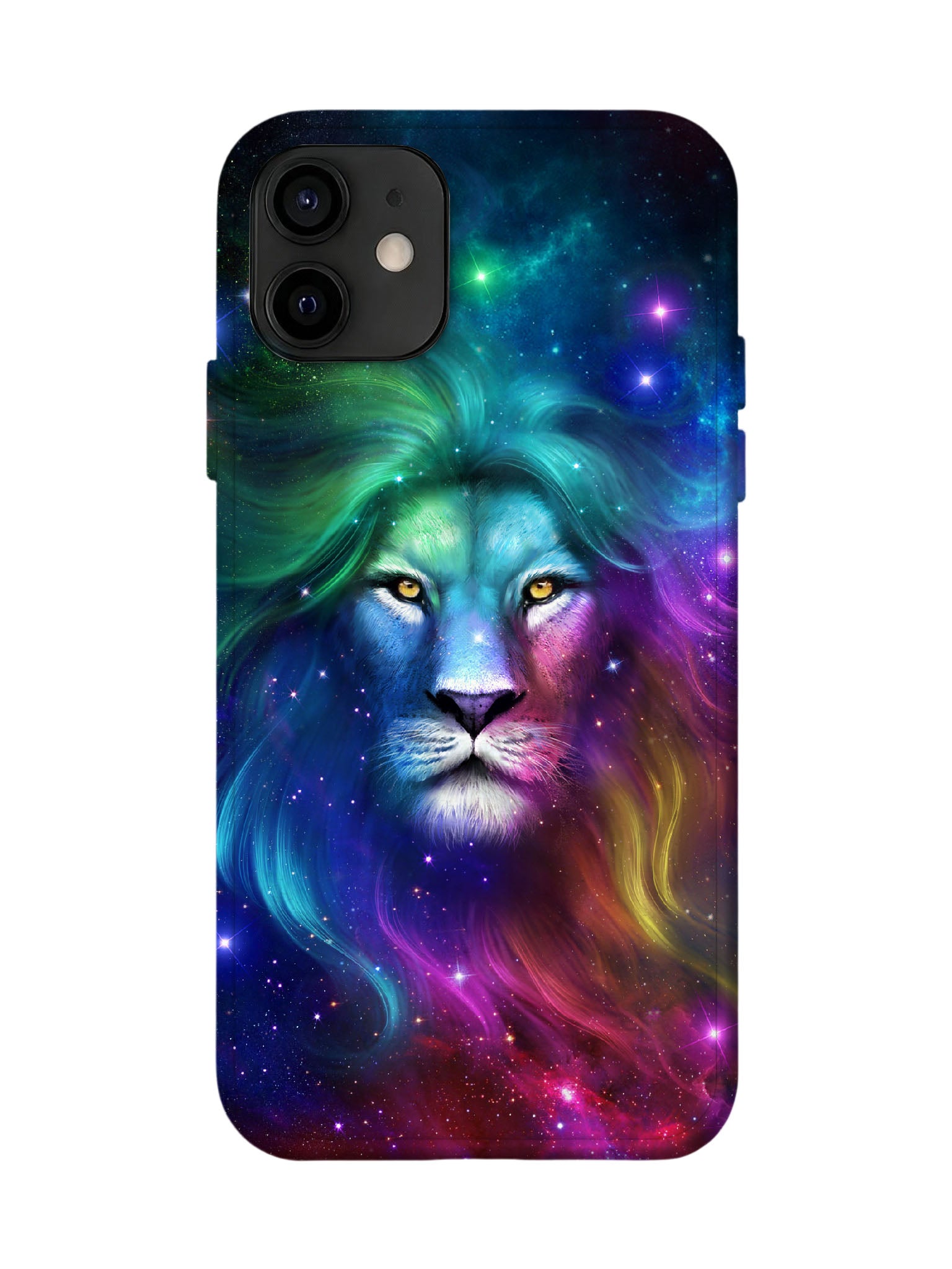 Cosmic Lion Neon Edgy Protective Phone Case