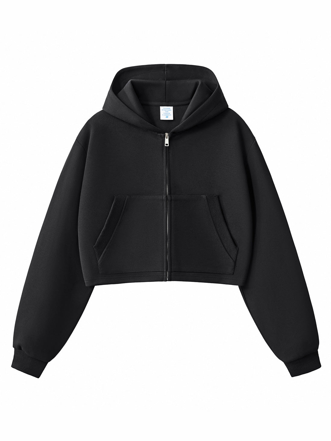 350g Heavyweight French Terry Cropped Hoodie