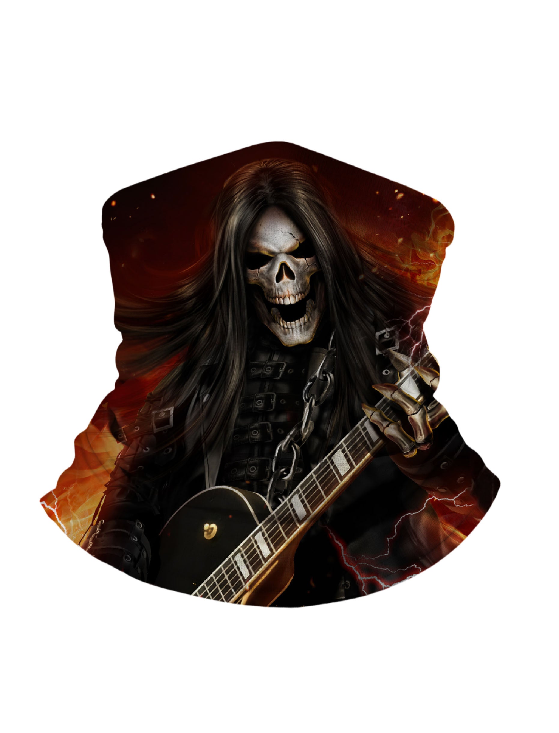 3D All Over Print Graffiti Skull Design for Men Women Breathable Soft Stretchy Windproof