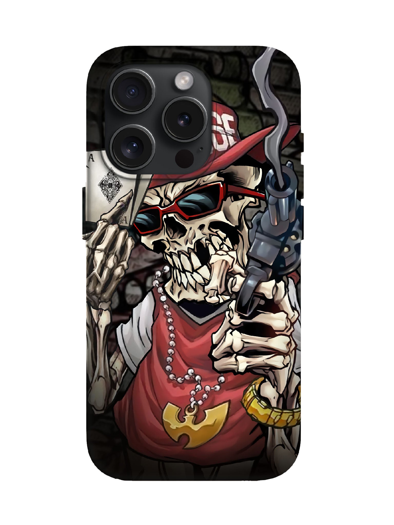 Skull Edgy Hardcore Tough Phone Case