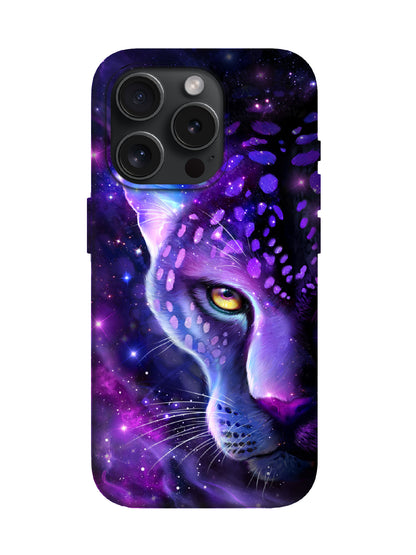 Cosmic Leopard Skull Edgy Cyberpunk Protective Phone Case