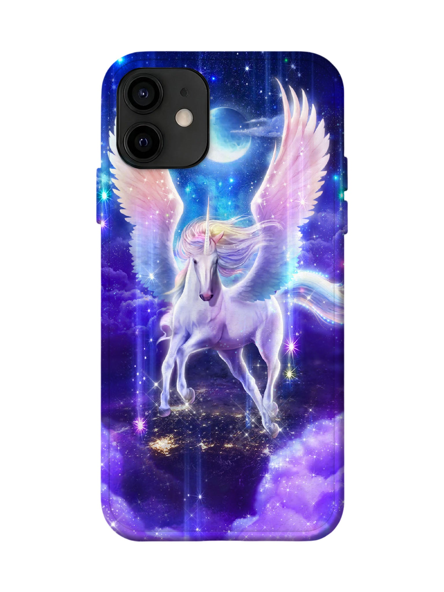 Winged Unicorn Cosmic Glow Statement Phone Case