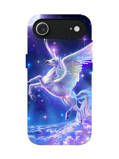 Winged Unicorn Cosmic Glow Statement Slim Phone Case