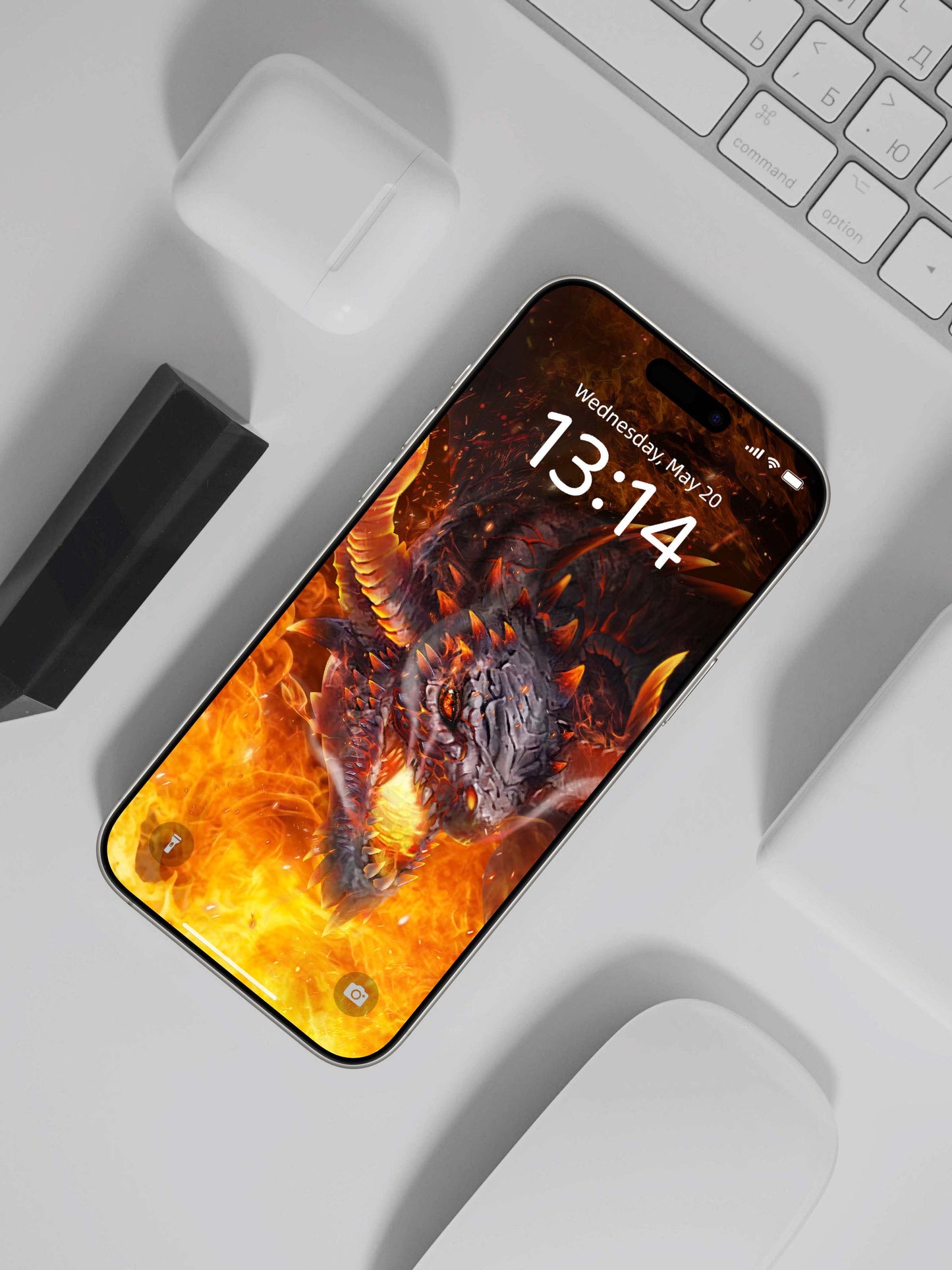 Inferno Dragon Roar Phone Wallpaper