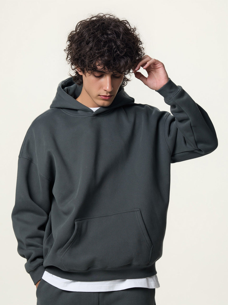 350g Fleece Vintage Streetwear Hoodie