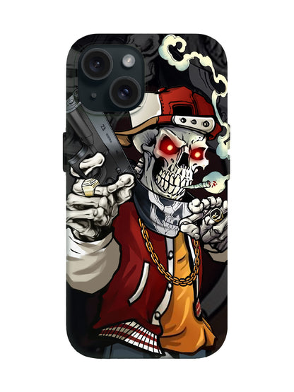Skull Edgy Hardcore Tough Phone Case