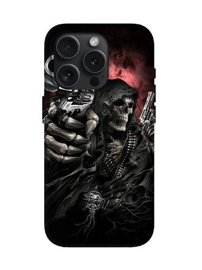 Skull Edgy Hardcore Tough Phone Case