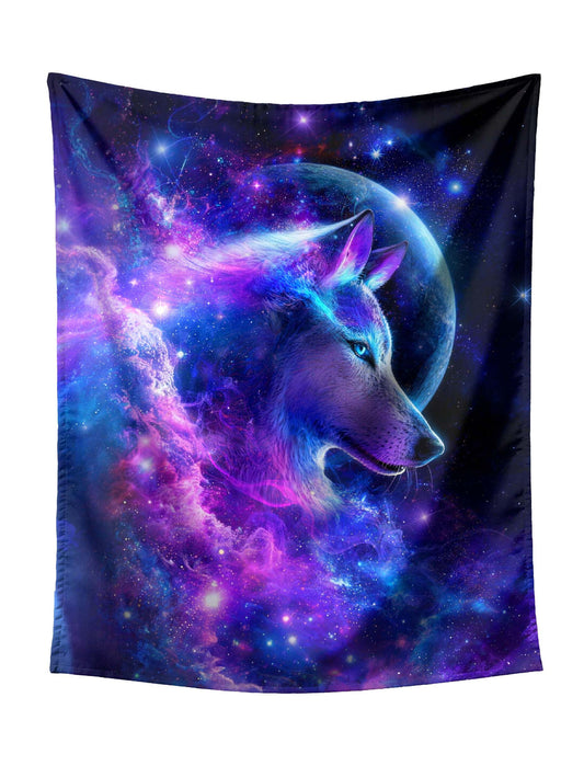 Jesus Parting the Red Sea with White Dove Religious Tapestry - Spiritual Christian Wall Hanging for Home Decor