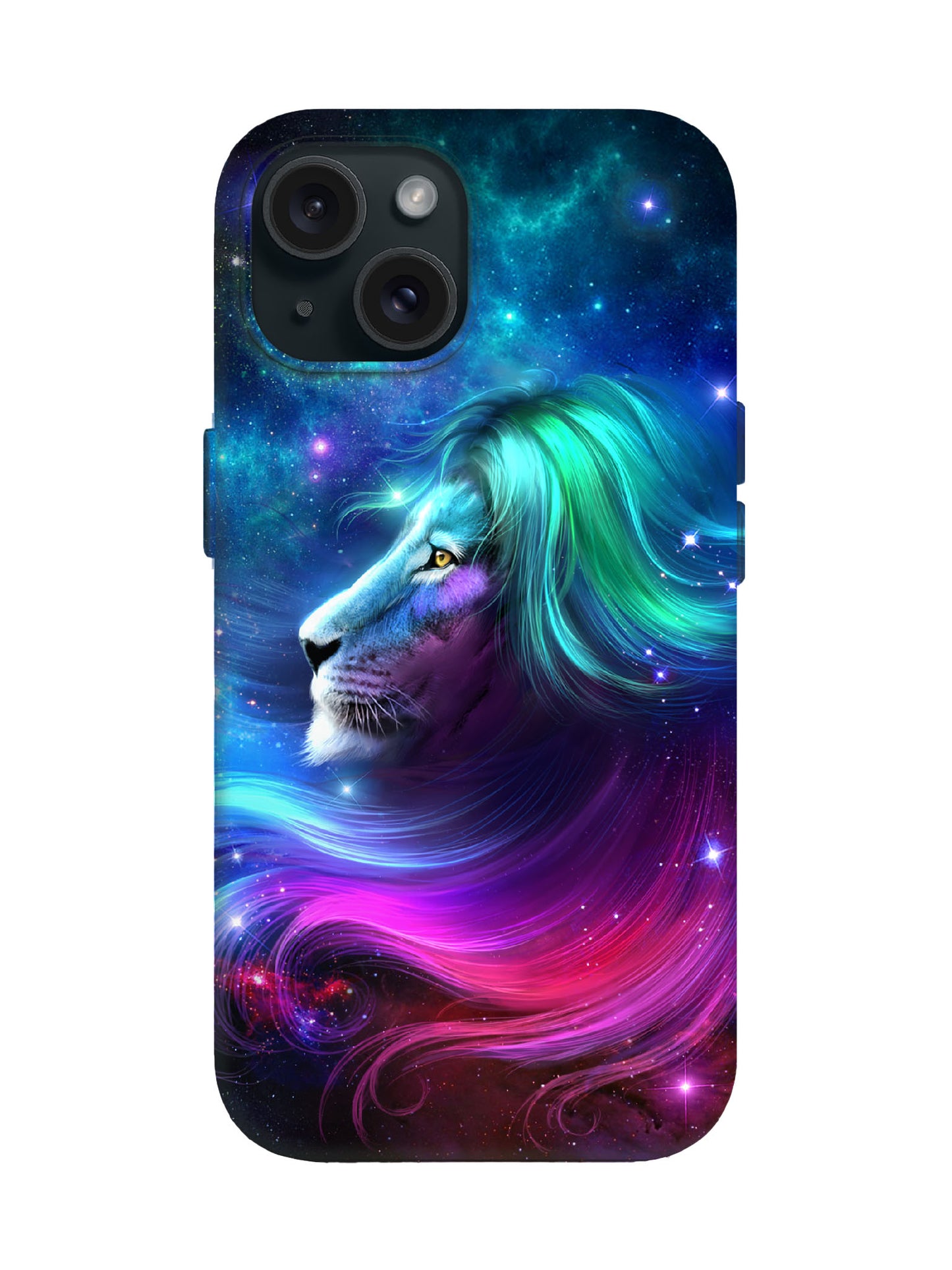 Cosmic Lion Wavy Cyberpunk Protective Phone Case