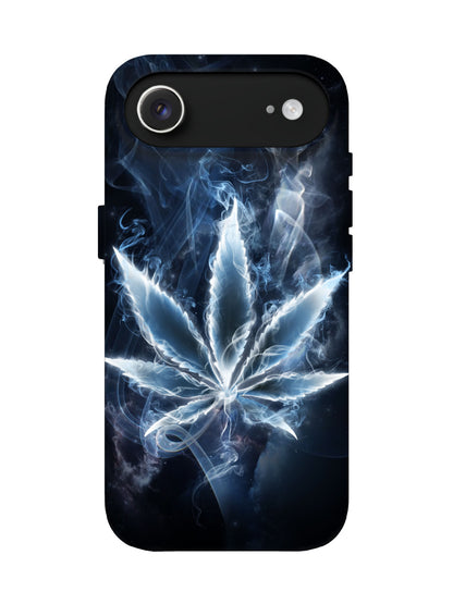 Smoke Leaf Cyberpunk Tough Phone Case