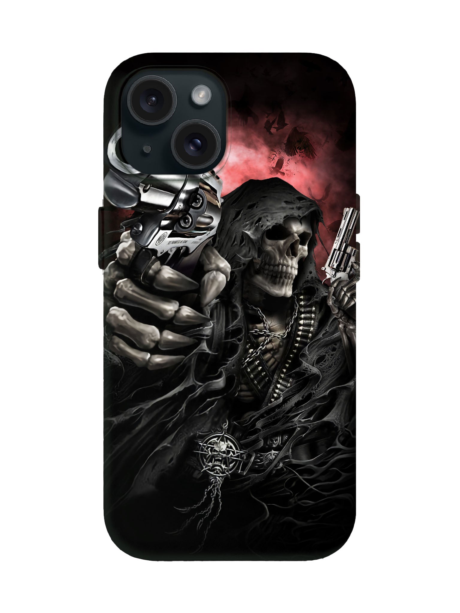 Skull Edgy Hardcore Tough Phone Case