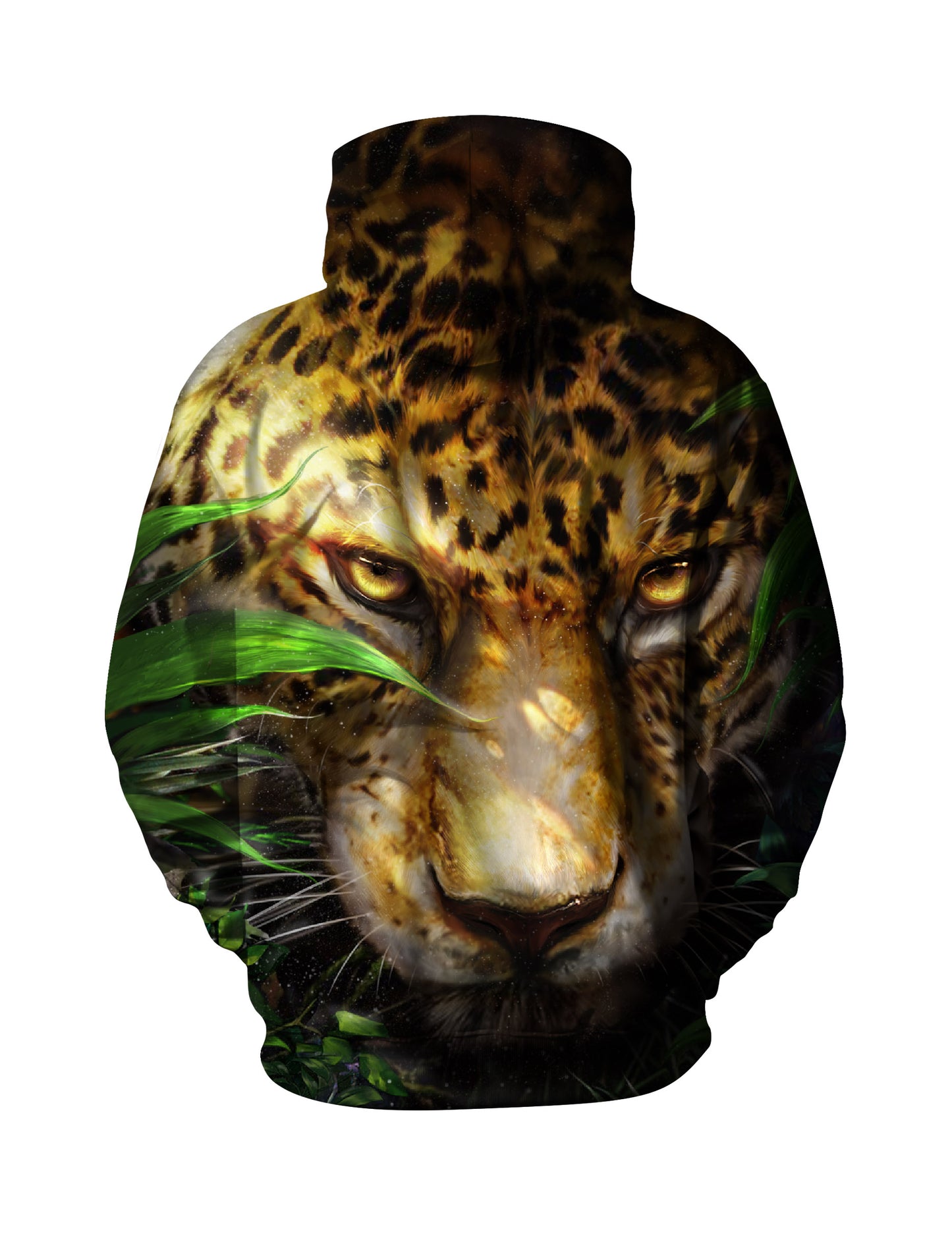 Leopard Face 3D All Over Print Hoodie Unisex Soft Comfortable Jungle Aesthetic Pullover