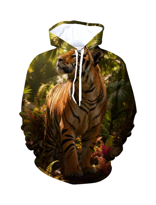 Tiger Jungle 3D All Over Print Hoodie Unisex Soft Comfortable Streetwear