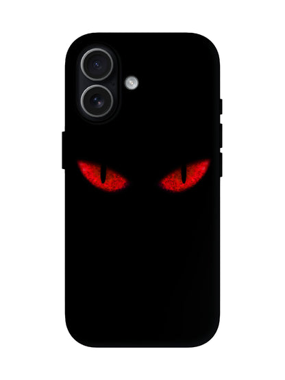 Glowing Red Eyes Edgy Gothic Protective Phone Case