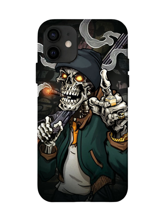 Skull Edgy Hardcore Tough Phone Case