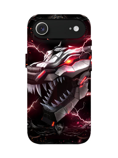 Cyberpunk Lightning Dragon Edgy Tough Phone Case