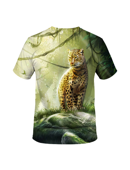 Wild Animal Graphic 3D All Over Print T-Shirt for Men Women